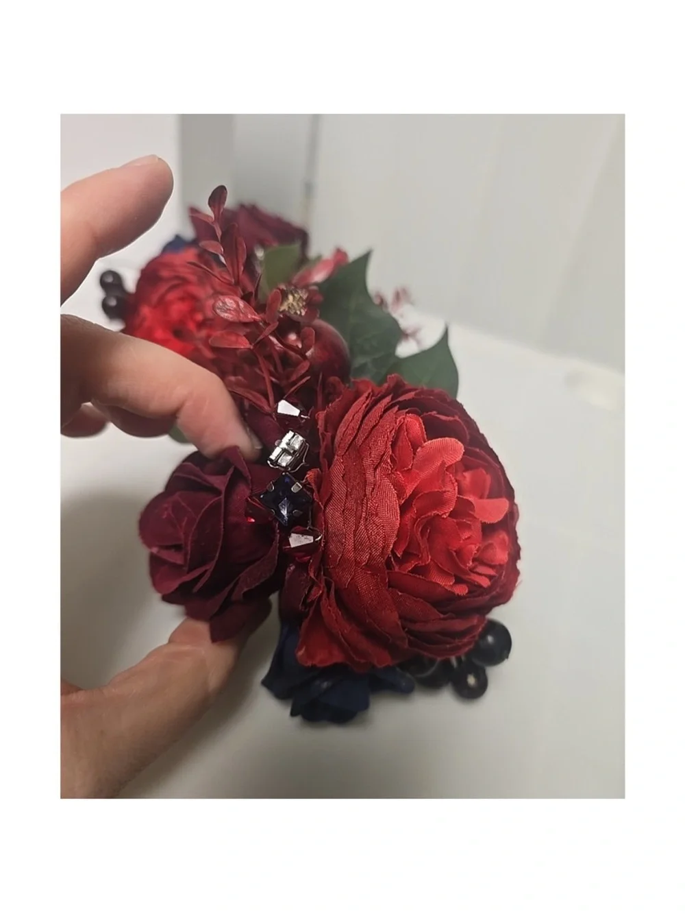 Ling's Moment Artificial Floral Elegant Bouquet Bridal Wedding Arrangements